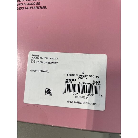 Silk Impressions Pantyhose Size Small Medium Support Sheer 2 Pairs 30 Denier NEW - Picture 5 of 6